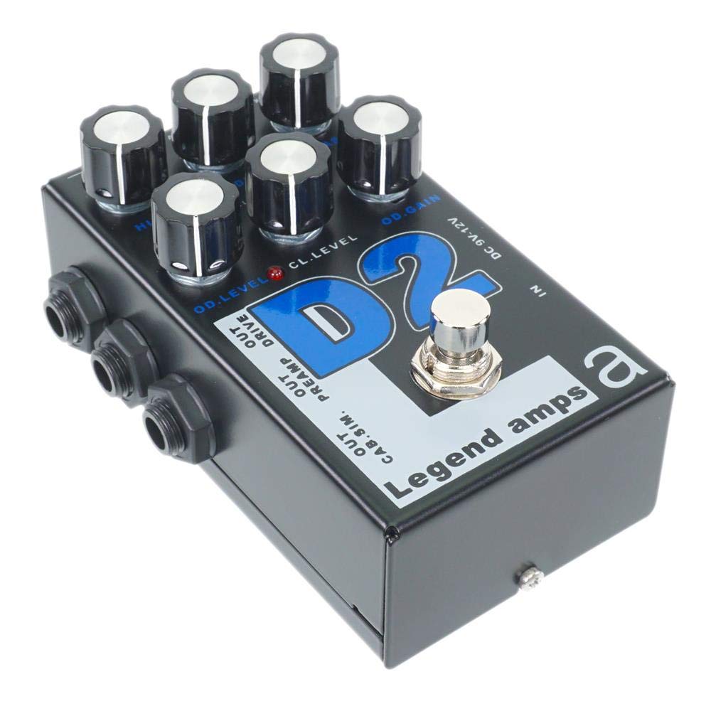 AMT D2-2 Canali JFET Preamplificatore/Distorsione per Chitarra con Cab Sim