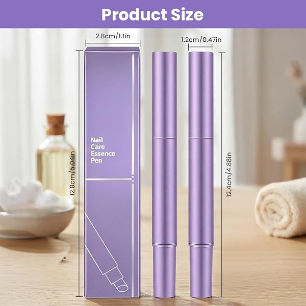 LOPHE Penna 3 In 1 per la Cura, 2PC Cuticle Scrub Pen con 45°Punta In Ceramica, con Olio di Semi di Camelia e Semi di Girasole – Idrata e Nutre in Profondità, Formula non Grassa - 2