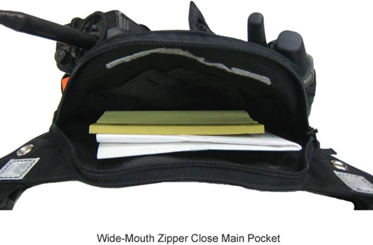 RCP-1 Pro Radio Chest Harness for 2 Way Radio & Electronics | Search and Rescue, Ski Patrol, Emergency Response - Desert Tan