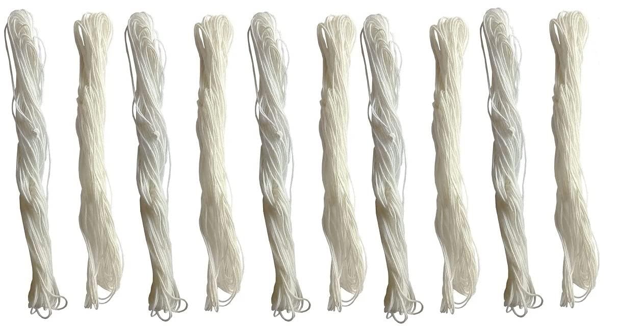 JSV White Cotton Janeu |Sacred Thread Janeu for Puja Made of Pure ...