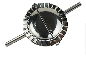 Empanada Maker Press: Five-Inch Stainless Steel Ravioli Mold