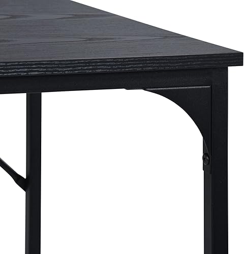 Miniatura 7 de FurnitureR Escritorio para computadora con bolsa de almacenamiento, escritorio de oficina en casa, escritorio de estudio, oficina, escritorio para