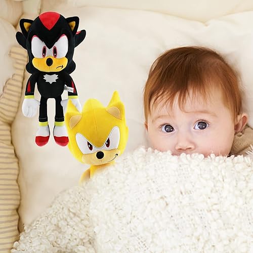 Miniatura 2 de KAZIO 12 in The Sonic Plush Sonic The 2,The Classic Movie Sonic Plush Toys,Stuffed Animals Knuckles Shadow Tails Plushies, Great Gifts for Boys and