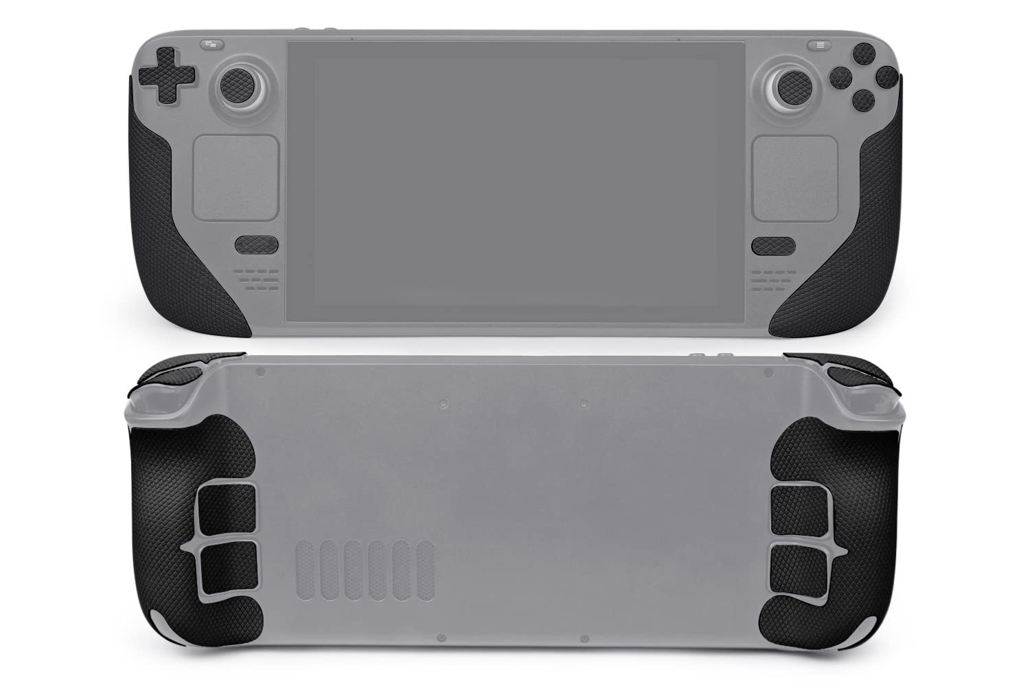 TALONGAMES Controller Grips Compatible with Steam Deck OLED/Steam Deck Controllers, Anti-Slip, Sweat-Absorbent, Textured Skin kit, for Handle Grips, Buttons, Triggers, D-pad (Classic - Black)