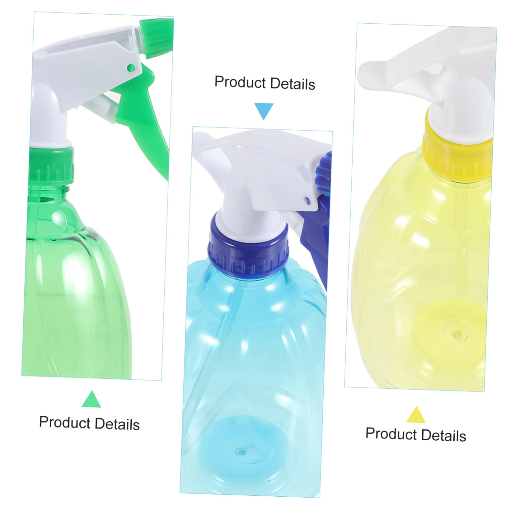 Yardwe Lot De 3 Vaporisateurs Réglables Pour Arrosoirs De Jardin Petits Pulvérisateurs Pressés À La Main Brume Fine Pour Plantes Dextérieur 3 Pièces X 3
