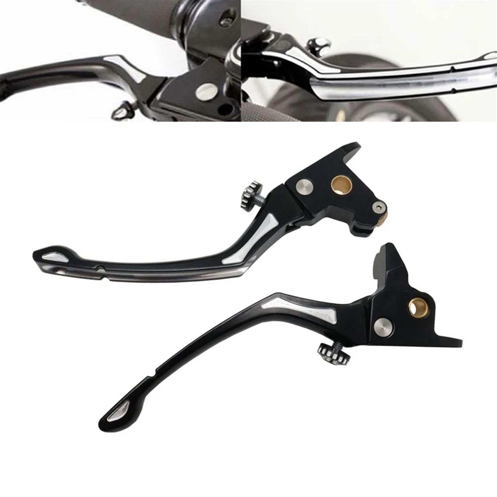 Manetas Freno para V-Rod para VRSCAW 2006-2014 para Rod para VRSCD para VRSCR 2003-2014 Palancas de Embrague de Freno de Motocicleta Embrague Palanca Freno