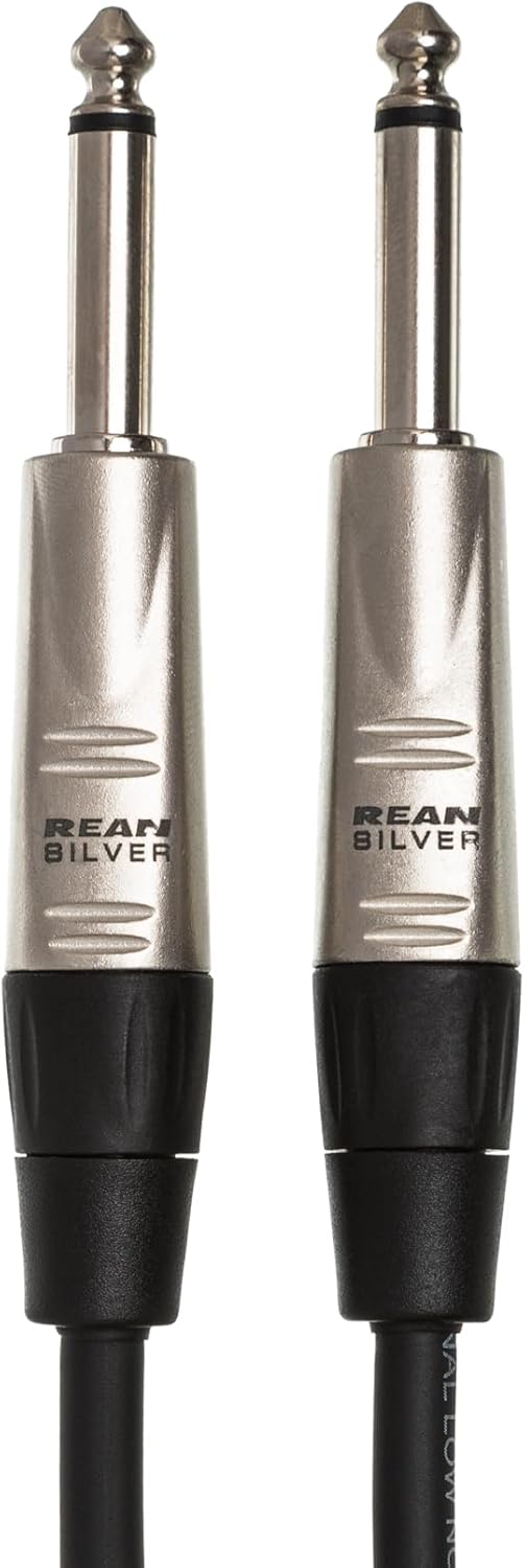 Hosa HPP-005 Pro Unbalanced Interconnect, REAN 1/4" TS to Same, 5 Feet - Image 2