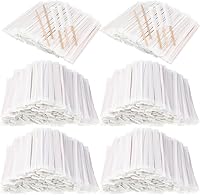 Vista 12 de 2000 agitadores de café de madera envueltos individualmente, palitos desechables de extremo redondo, agitadores de madera a granel para cócteles