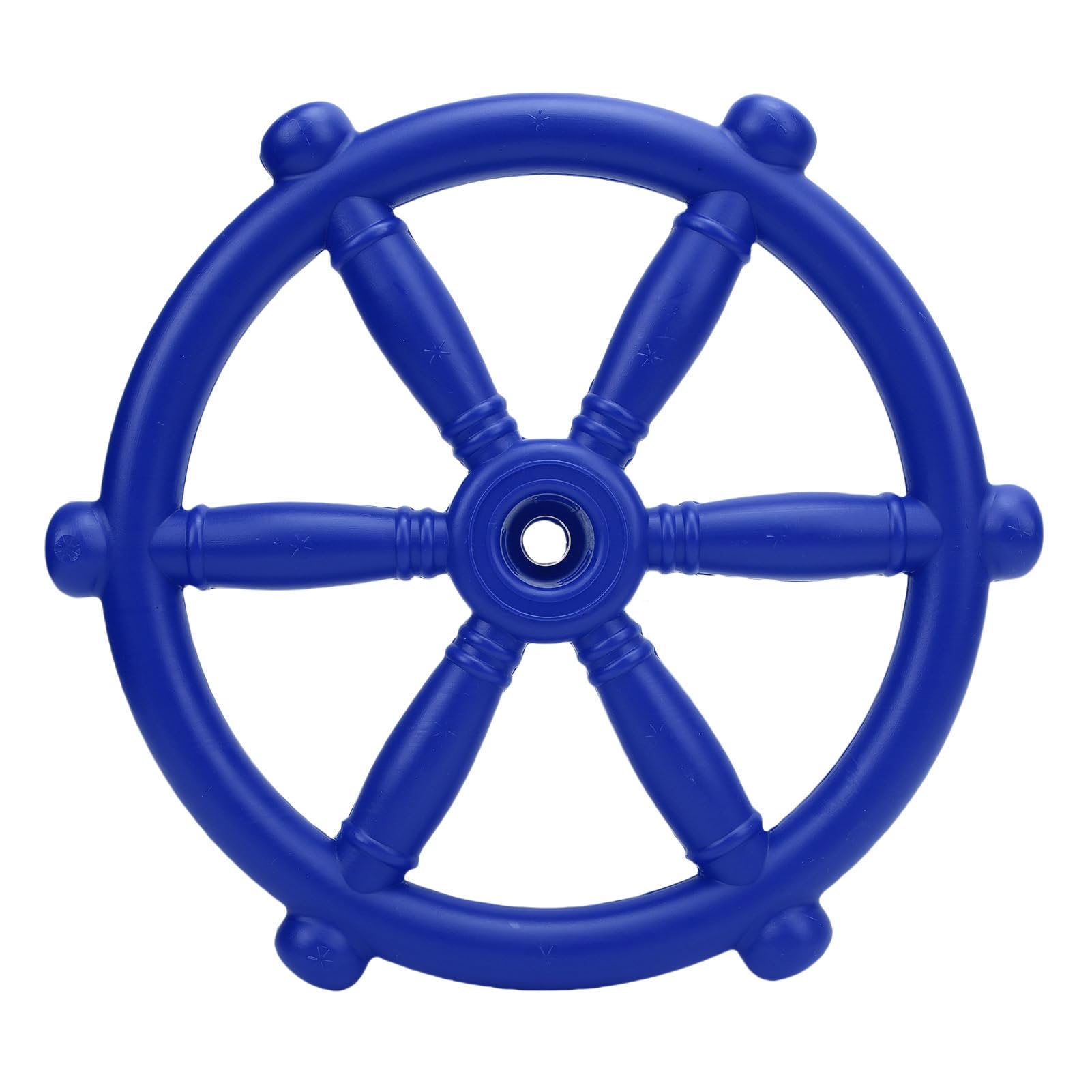 Generic Piratenschiff-Lenkrad-Spielzeug, Verschleißfest, für Baumhaus, Outdoor-Spielset, Spielplatzzubehör (Blue)