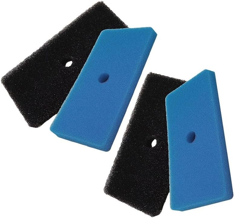 2-Pack Pond Filter Sponge Mats for OASE BioSmart 52229, 52231 & 871980305528 – 13 x 26.18 x 2.49 cm Blue/Black Replacement Filter Media Pads
