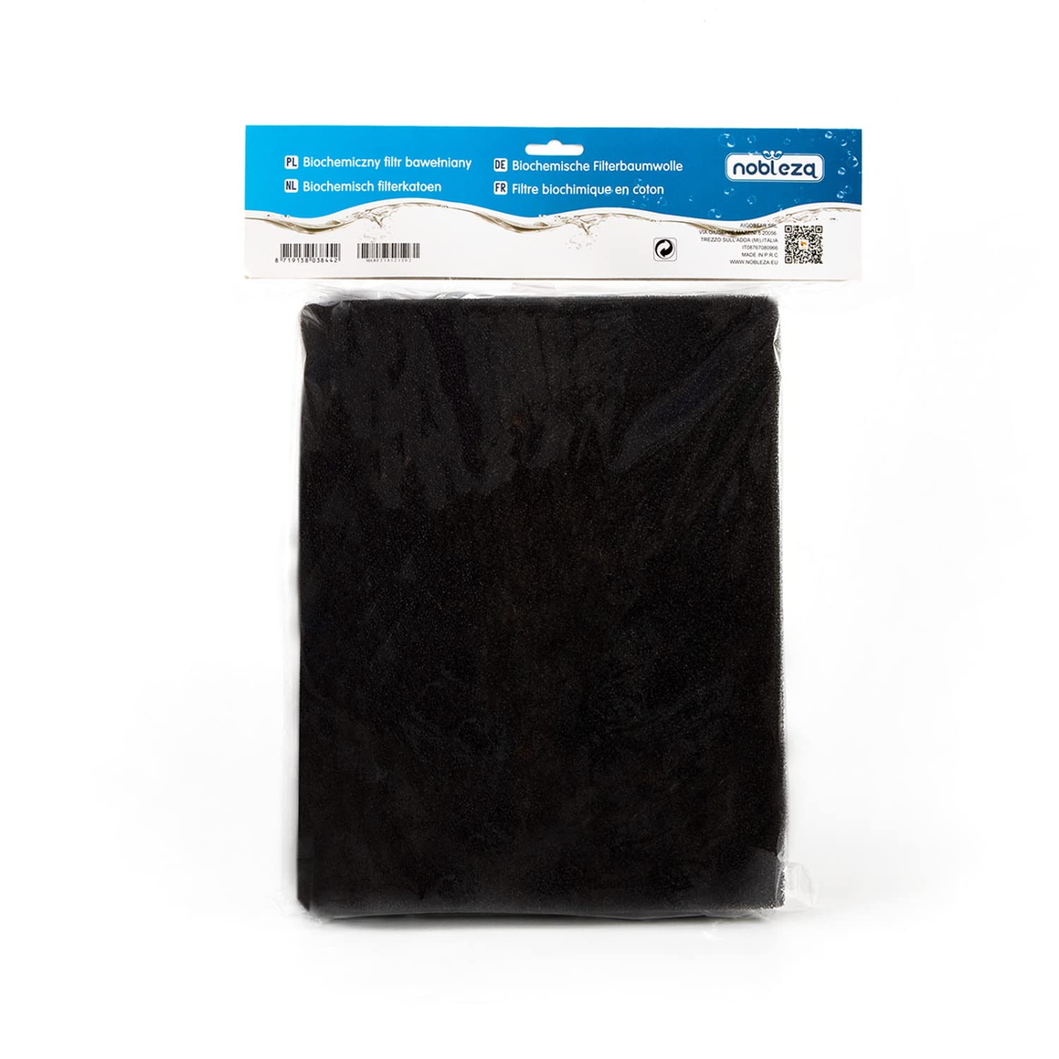 Nobleza - Filtro Esponja Bioquímico de Alta Densidad para Acuario, L50*W30* H3CM, Algodón de Filtración para Pecera,Se Puede Cortar a Voluntad
