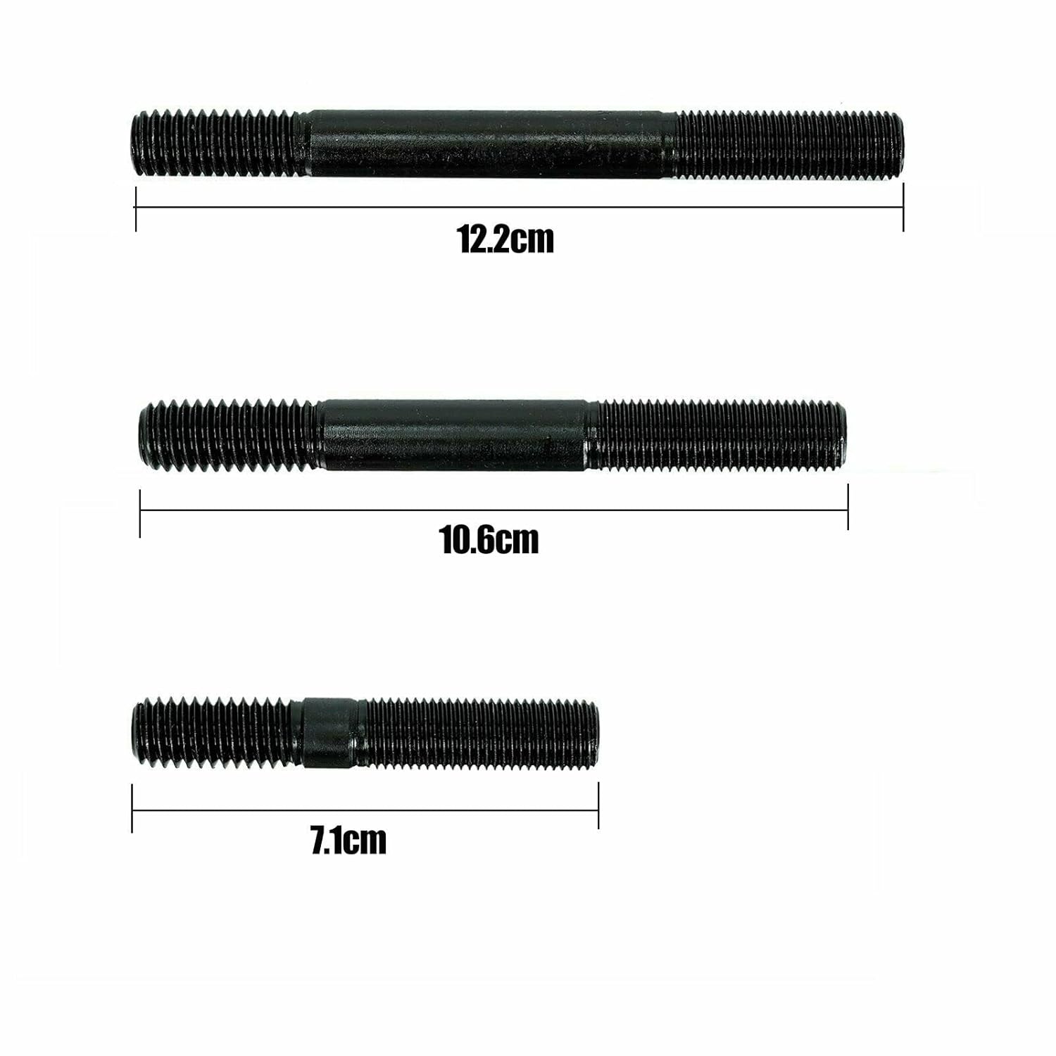 Cylinder Head Stud Kit Replacement for Chevy Small Block SBC 265 267 283 302 305 307 327 350 383 400 Head Studs PCE279.1001