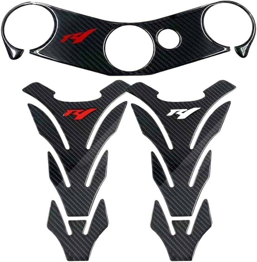 Tank Traction Pad Motorcycle Fuel Tank Cap Sticker Pad Protector Upper Clamp Decal for YZF-R1 R1 2002 2003 2004 2005 2006 Stickers