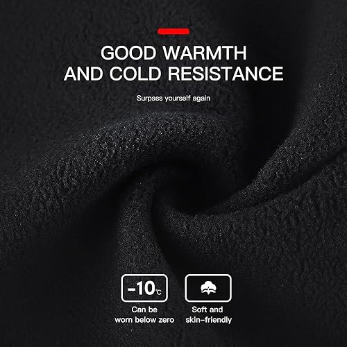 Miniatura 5 de TEMEI Guantes térmicos de invierno para hombres y mujeres, dedos para pantalla táctil, impermeables, resistentes al viento, antideslizantes, guantes