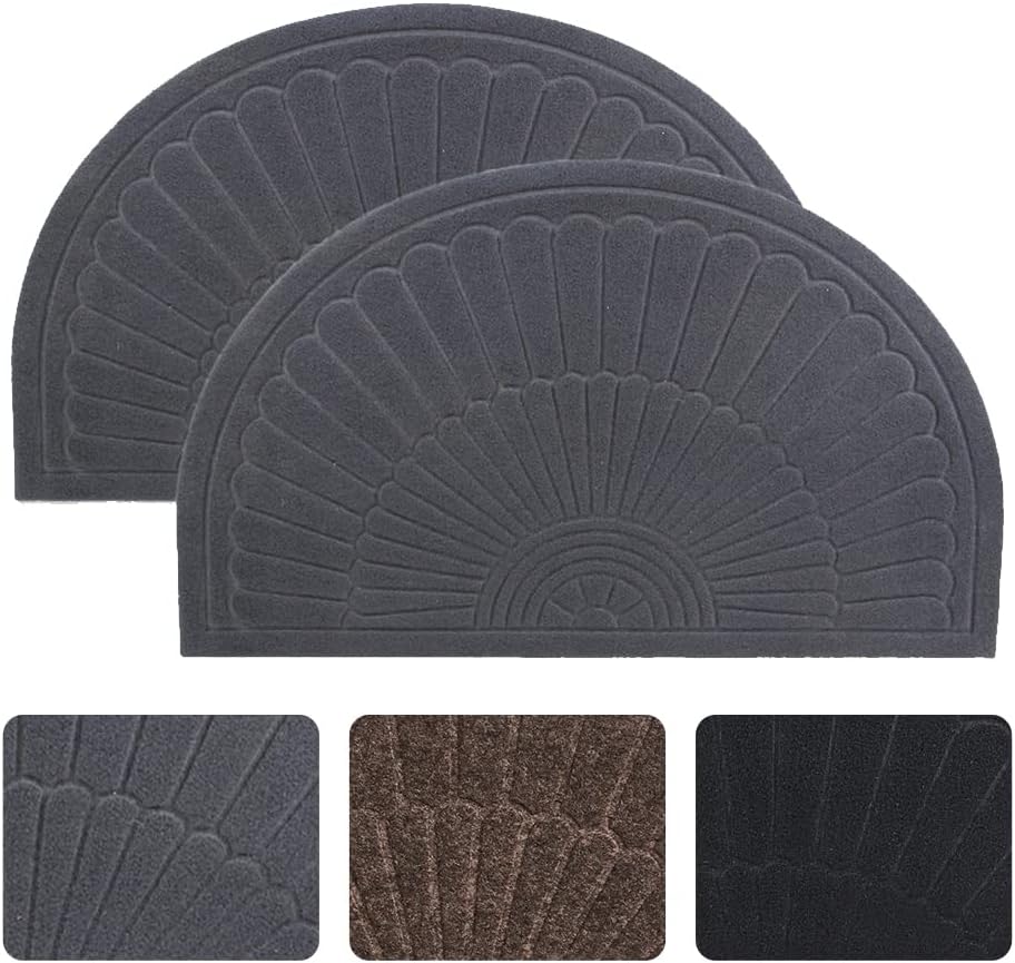 Morning View Half Circle Door Mat Entrance Doormat Half