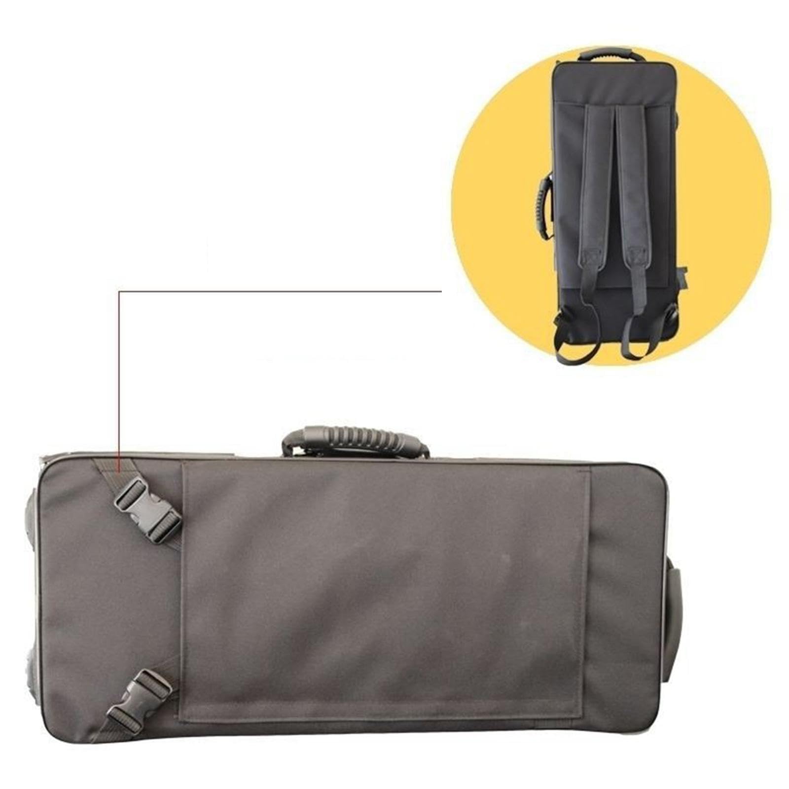 MagiDeal Custodia per sassofono contralto, borsa per il trasporto del sassofono contralto, pratica, di, accessorio durevole, borsa di stoccaggio