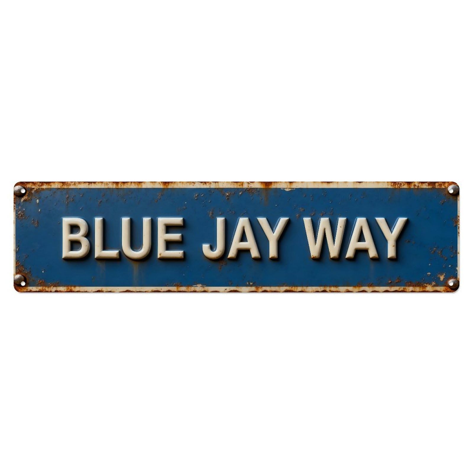 Blue Jay Way Street Sign Metal Tin Sign Plaque