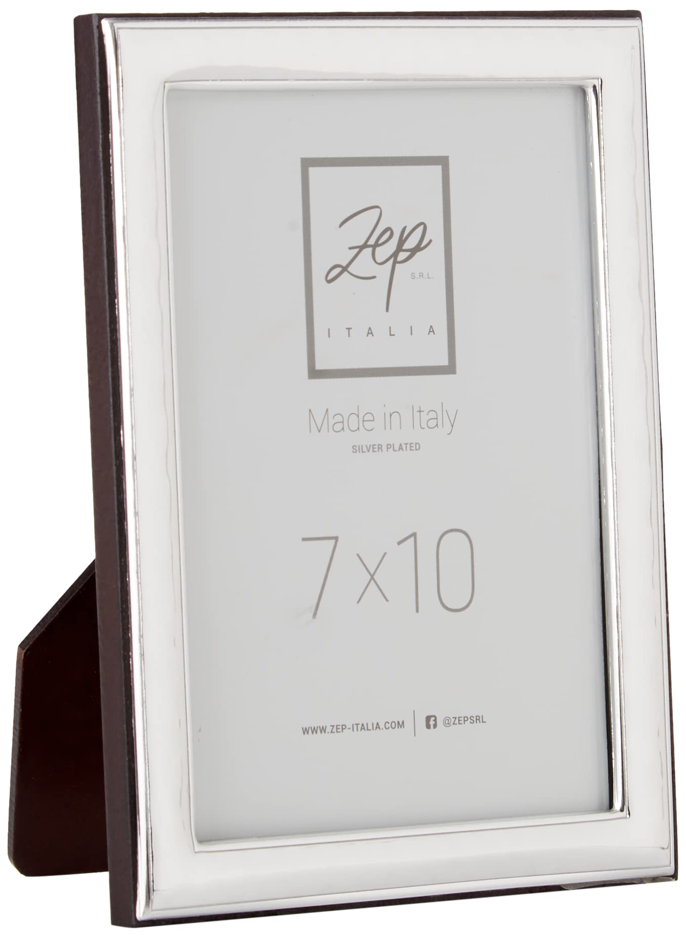 zep srl Cornice ERICE da Tavolo in Silver Plated per foto 7X10