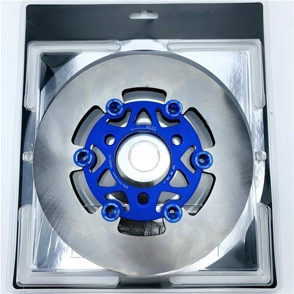Dischi Freno Moto Universale 220 * 70mm 3 Fori Disco Flottante Moto Anteriore Freno Posteriore Per RSZ JOG FORCE Per M3 Scooter Dirt Bike Accessori