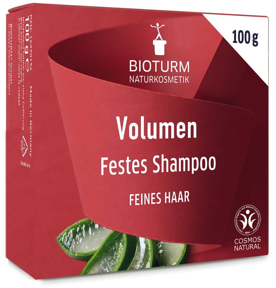 BIOTURM Festes Shampoo Volumen 18 x 100 g