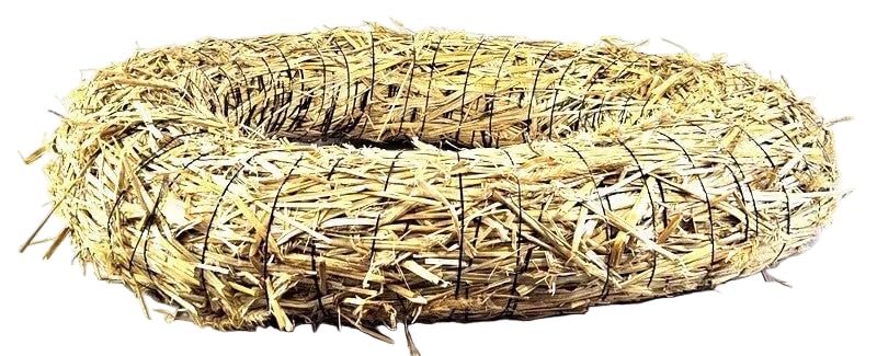 STROHKRANZ Ø 100 cm Strohringe Strohkranz Strohrömer Rohling Natur