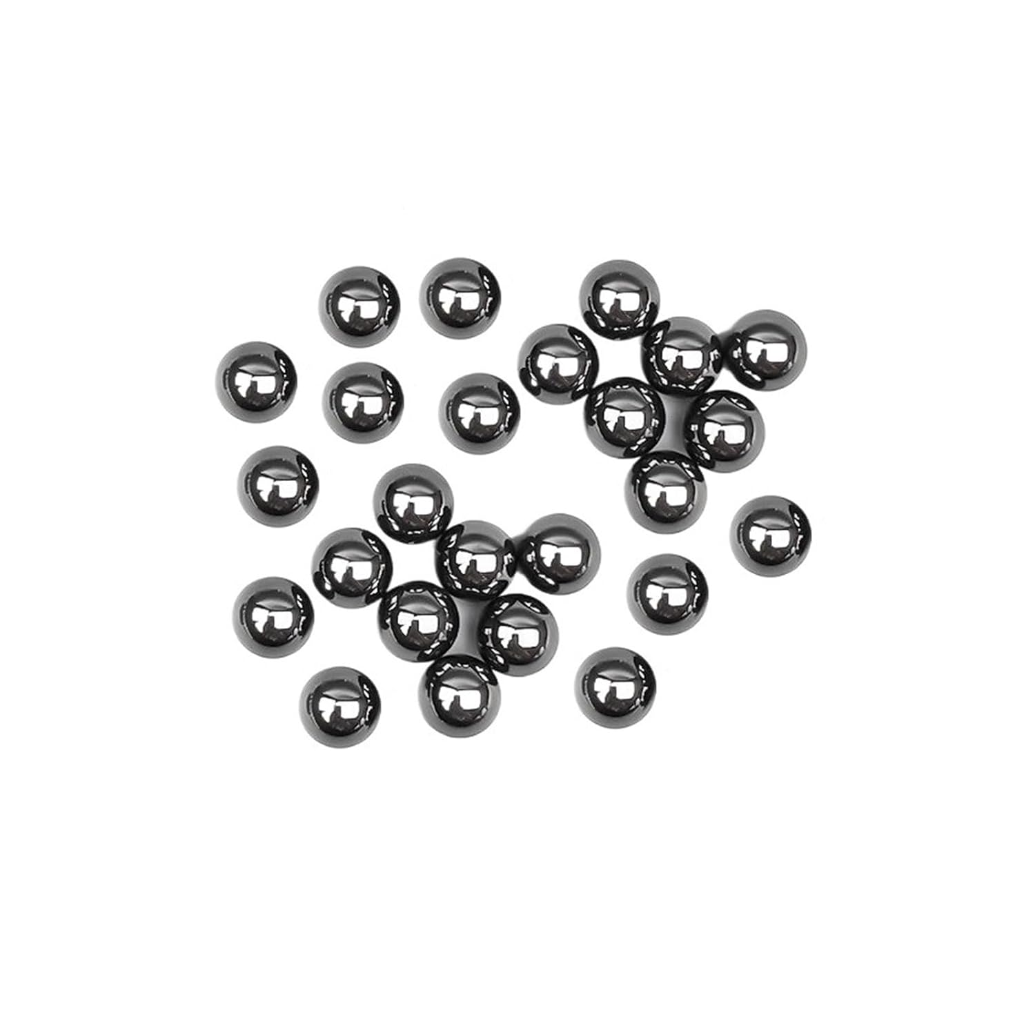 25pcs SIC Ceramic Balls 6.0mm/6.35mm/6.5mm/6.747mm Silicon Carbide Precision Bearing Ball Miniature(6.5mm)