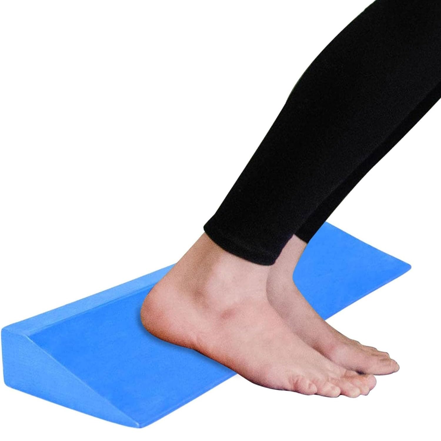 Kowaku Squat Wedge Block Yoga Wedge Block, Footrest Cushion Foot Incline Board EVA Foam For Pilates Exercise Balancing Practicing, Black