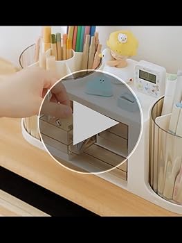 Amazon.co.jp: ペン立て 卓上 360°回転 デスクオーガナイザー 13