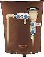 Vista 23 de Cubierta aislante de tubería para prevención de reflujo (5 °F) – Bolsa aislada para válvula de aspersor de riego – Cubierta de bomba de pozo de agua