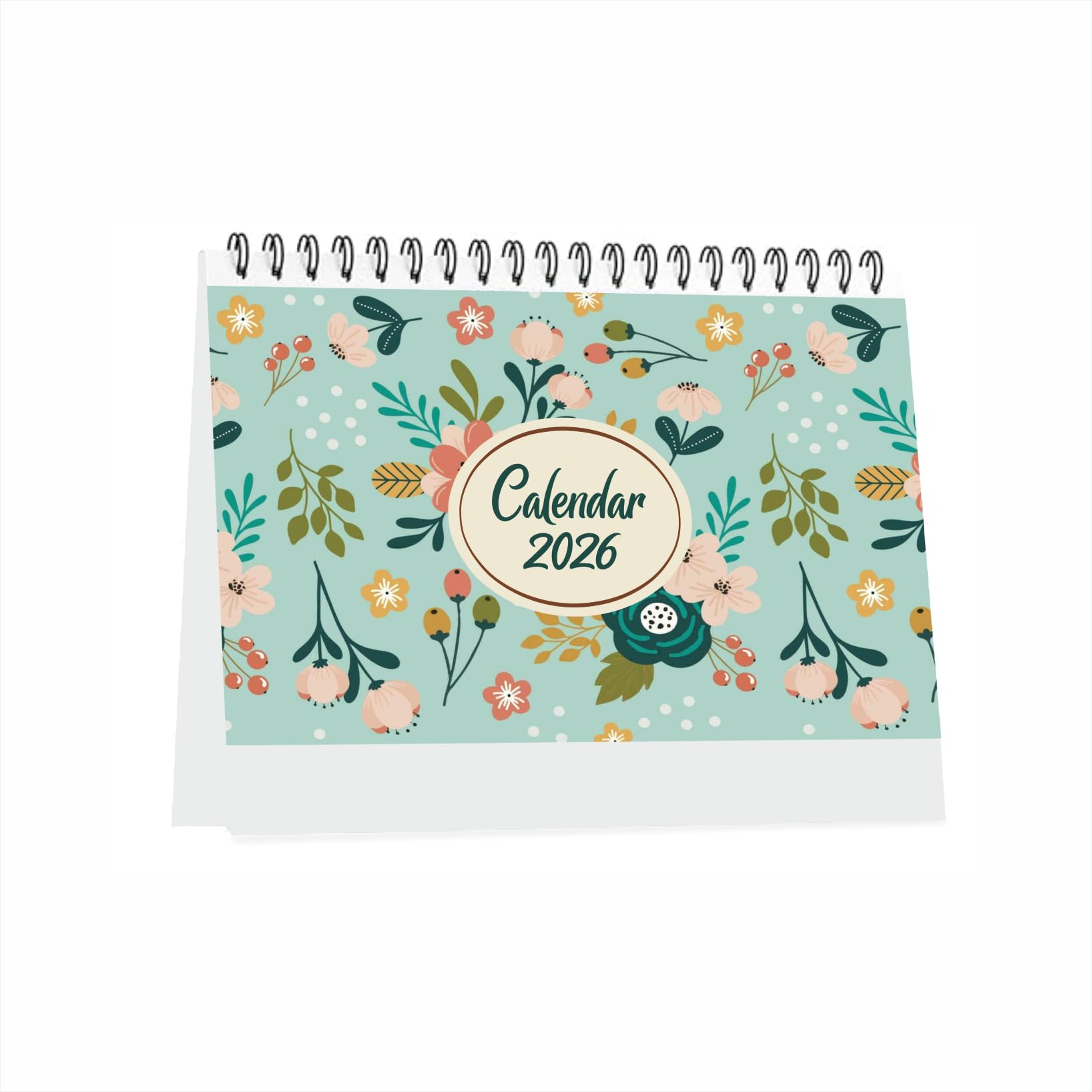 Desk/Table Calendar 2026 Watercolor Travel Design | Standing Flip Desk Calendar 2026 | Study Desk Twin Wirebound Calendar | Table Calendar | A5 Size (8 * 6 Inch) | Monthly Desktop Calendar-image-17