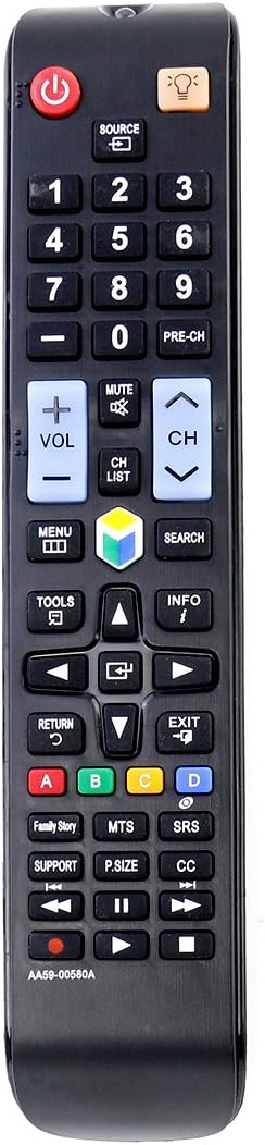AA59-00580A Replaced Remote Sub BN59-00857A AA59-00637A BN59-01041A fit for Samsung TV UN32EH5300 UN40EH5300F UN46EH5300F UN32EH5300FXZA UN40EH5300FXZA UN40ES6100F UN50EH5300 UN40EH5300 UN46EH5300