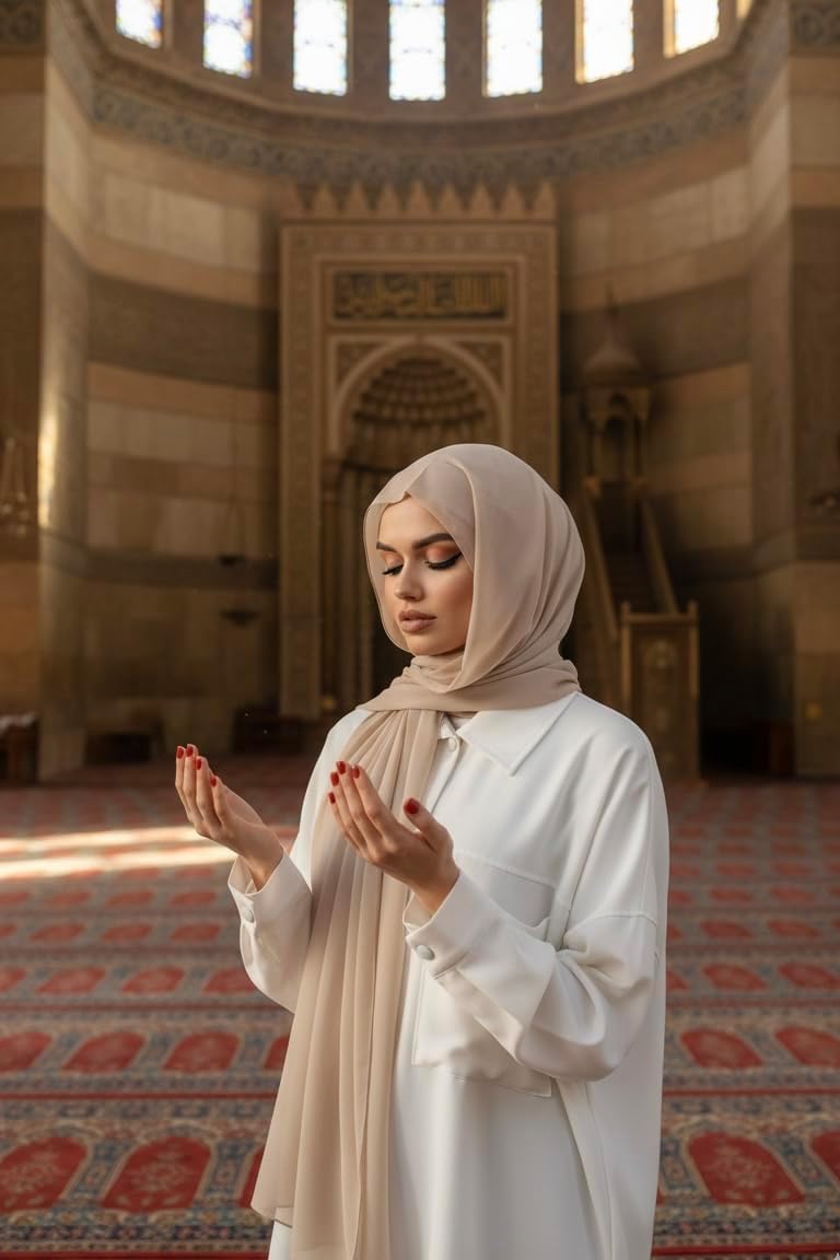 Instant Chiffon Hijab, Ready to wear hijab, modal wrap, Abaya, modern Instant Scarf, Soft breathable scarf - Image 4