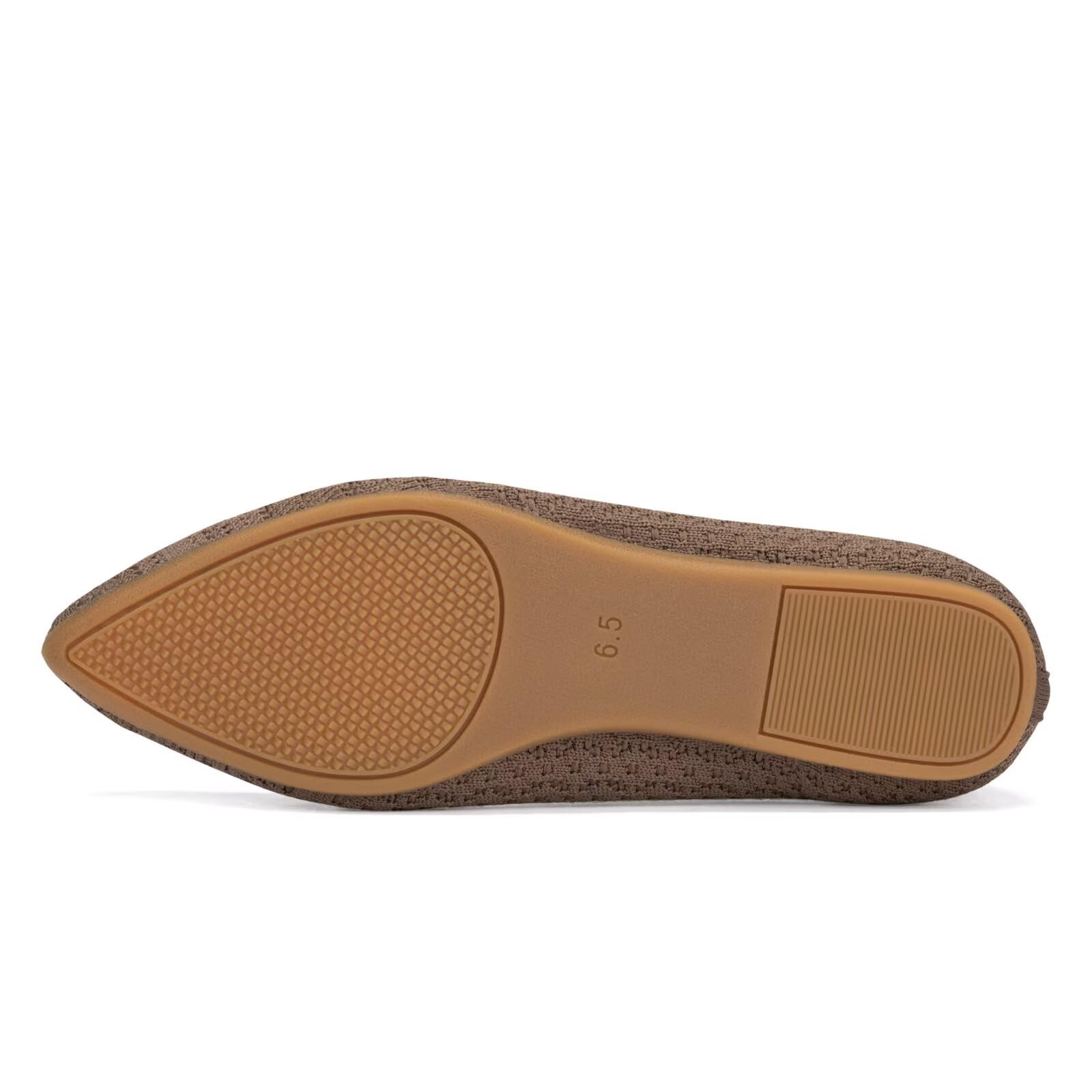 Frank Mully Femmes Bout Pointu Ballet Plat Tricot Chaussures Basses Chaussures Plates Confortables Slip on Flats Chaussures pour Femme Chaussures Classiques