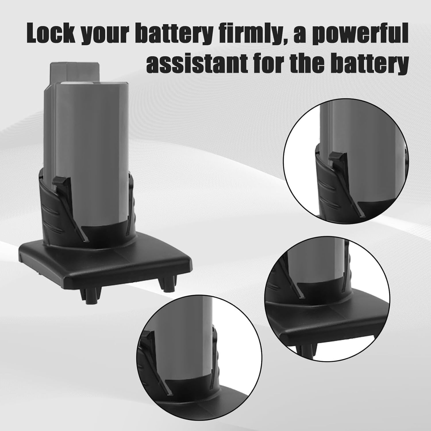 JAUKIST Battery Case Compatible with Milwaukee M12 Battery Case Cover Battery Case Shell Repair Kit Replacement for 12v 6.0AH 48-11-2460 4.0AH 48-11-2440 3.0 48-11-2402 2412