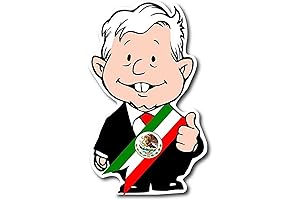 Amlo Lopez Obrador Amlito Presidente Precision Cut Decal | 2-Pack | Multiple Sizes