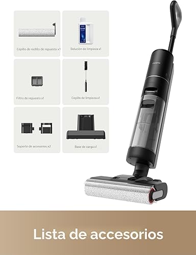 Miniatura 8 de DREAME H12 PRO - Aspiradora para suelos duros, aspiradora y trapeadora al mismo tiempo para suciedad húmeda y seca, autolimpieza automática