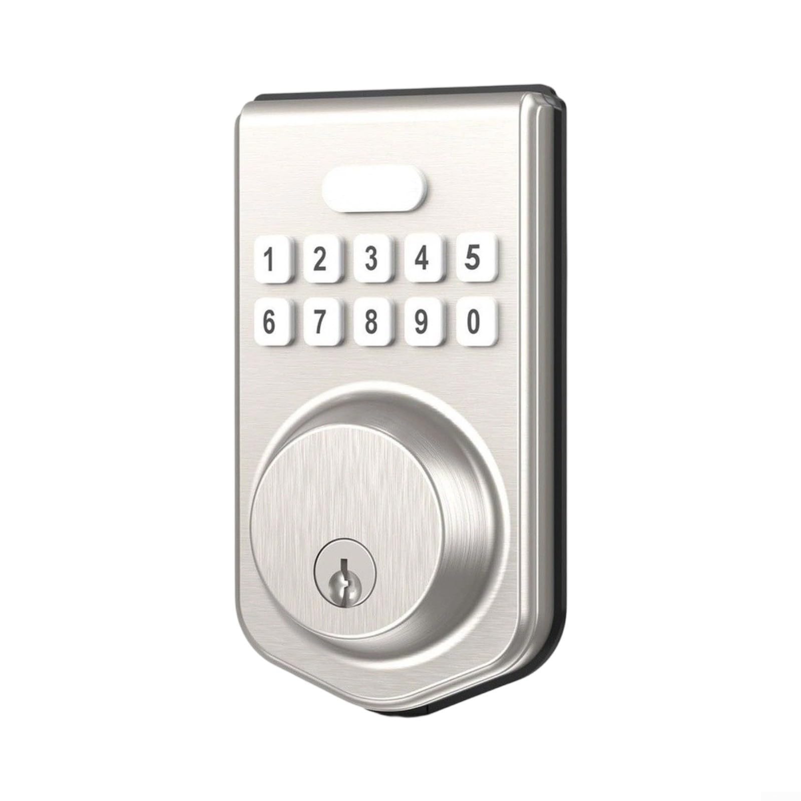 Cerradura electrónica para puerta con código, cerradura mecánica para puerta de aleación de aluminio, para dormitorio, apartamento para hotel y oficina (C)