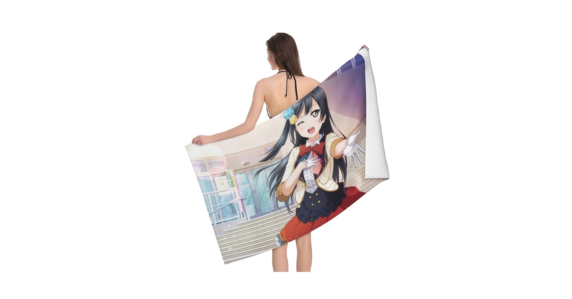 Amazon｜ラブライブ 虹ヶ咲優木せつ菜 バスタオル大判 マイクロ