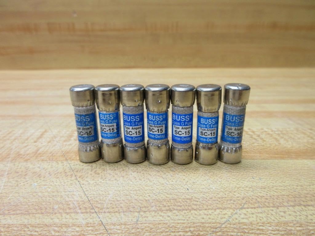 10 Pack Fuses 10pcs Cooper Bussmann LP-CC-15 (LPCC-15) 15 Amp Time Delay Fuses - Ferraz Shamwut Ferraz Shamwut Electrical Fuses - Foto 11