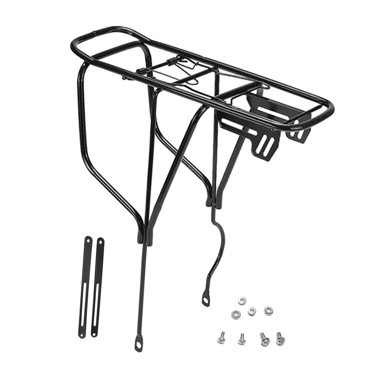 YIJU Bicycle Rear Support Rack for Luggage, Carrier Frame for Road and Mountain Bikes