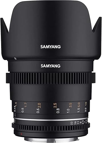 Samyang 1.969 in T1.5 de alta velocidad Full Frame VDSLR MK2 Cine Lens para Canon EF