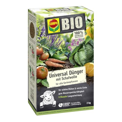 COMPO BIO Universal Langzeit-Dünger mit Schafwolle 2 kg