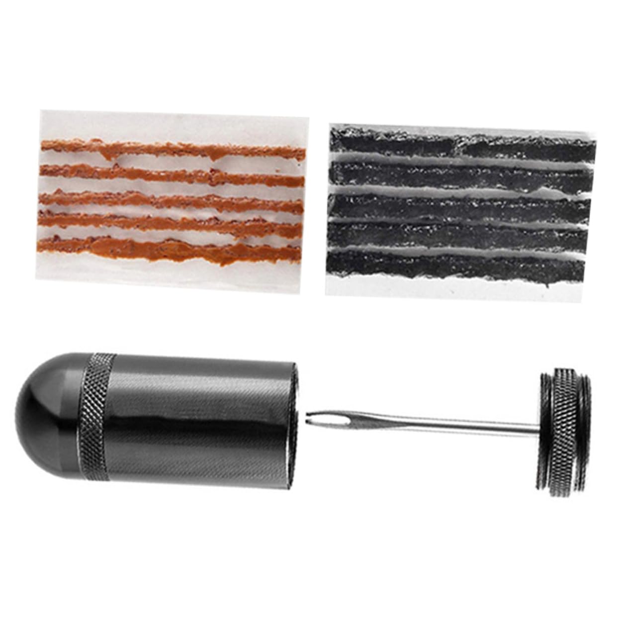 POPETPOP Emergency Tire Repair Kit for Bicycles Includes Tire Plugs Repair Strips and Strings for Cycle Tire Repair on The Go