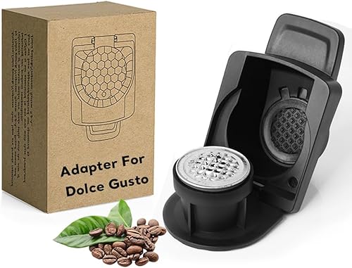 Sesama Convertidor para máquina Dolce Gusto para preparar cápsulas de café Nespre**so, adaptador de compatible con: Dolce EDG606; EDG466 Genio2;