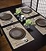 Benson Mills Tweed Woven Vinyl Placemats, 13