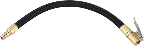 Joyzan Tubo de extensión para inflador de neumáticos, adaptador de válvula de portabrocas de aire, liberación rápida de inflado, adaptador de