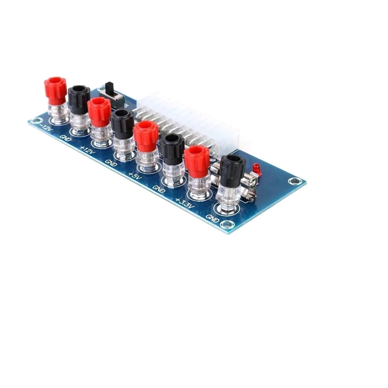TECHTONICS XH-M229 Benchtop Power Board 24 Pin Desktop PC ATX Power Supply 12V 5V 3.3V Transfer Module Breakout Adapter Board Module TECHTONICS XH-M229 Benchtop Power Board 24 Pin Desktop PC ATX Power Supply 12V 5V 3.3V Transfer Module Breakout Adapter Board Module
