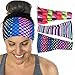 Set of 3 Yoga Headband Workout Headband Fitness Headband No Slip Headband Boho Hair Accessories Women Headband Running Headband