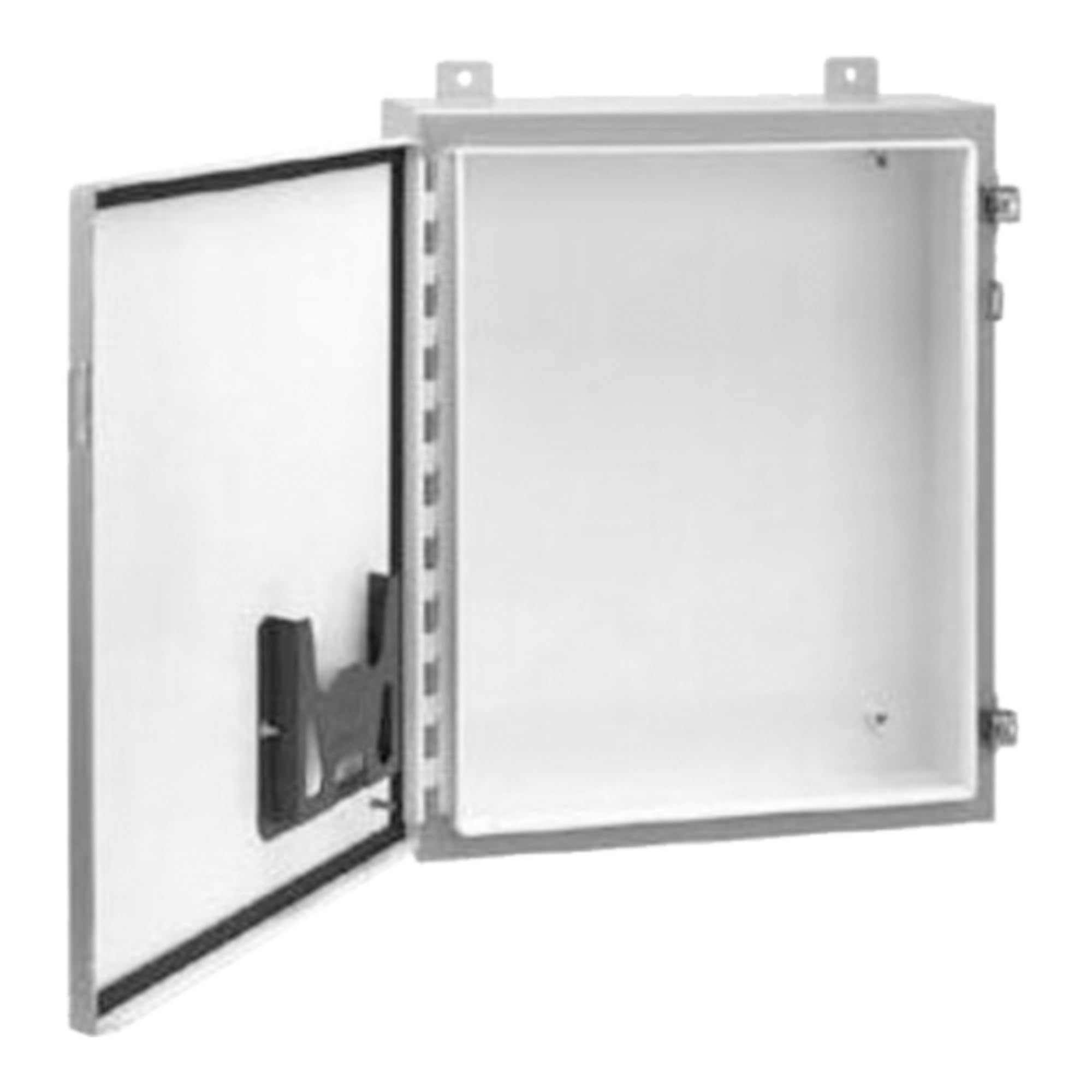 Hoffman A242410LP Wall-Mount Enclosure, NEMA 12/13, Steel, 24.00" x 24.00" x 10.00"