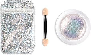 2 peças pó de unha cromado iridescente de néon, pó de unha cromado de sereia pó de unha de concha sinfonia, pó de unha mágico de sereia pérola pigmento de unhas de salão pigmento manicure